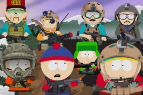 South Park kids with weapons.