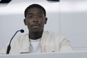 F1's Damson Idris Stuns Amelia Dimoldenberg on Flirty ‘Chicken Shop Date'